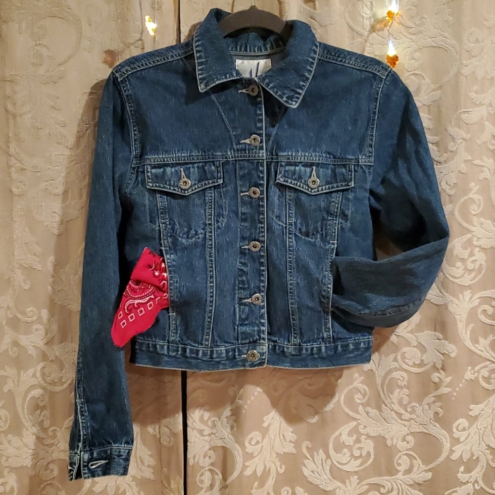 Highway Sports Denim Crop Jacket